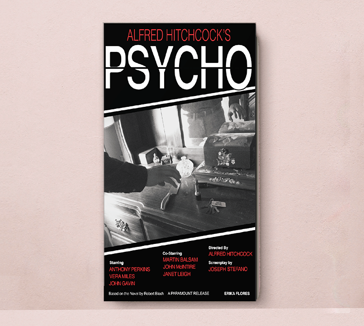 Psycho Movie Poster Design
